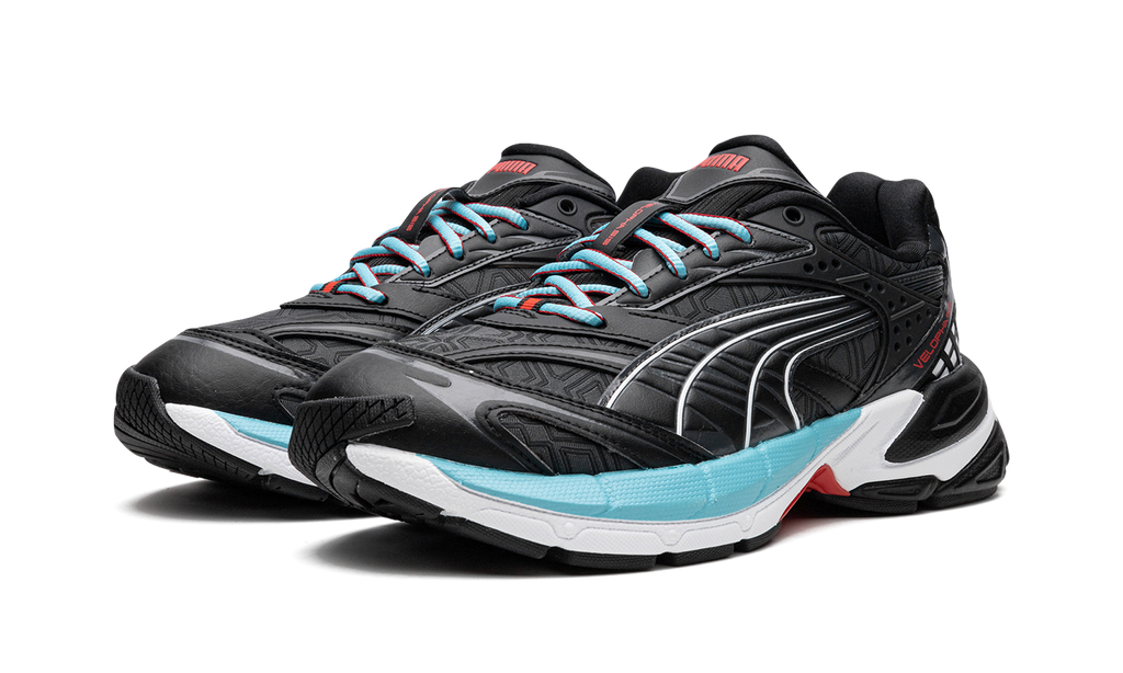 Puma Velophasis Luxe Sport Schwarz und Blau