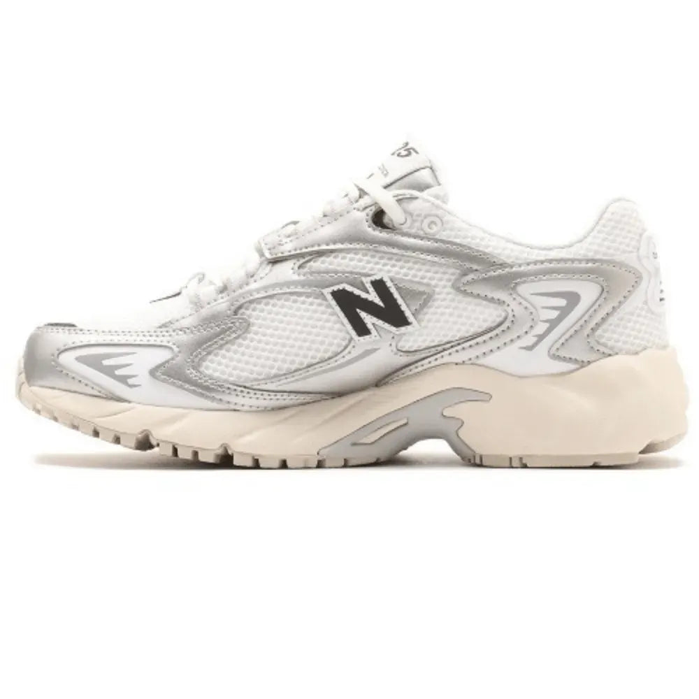 New Balance 725 Metallic Silber Weiß
