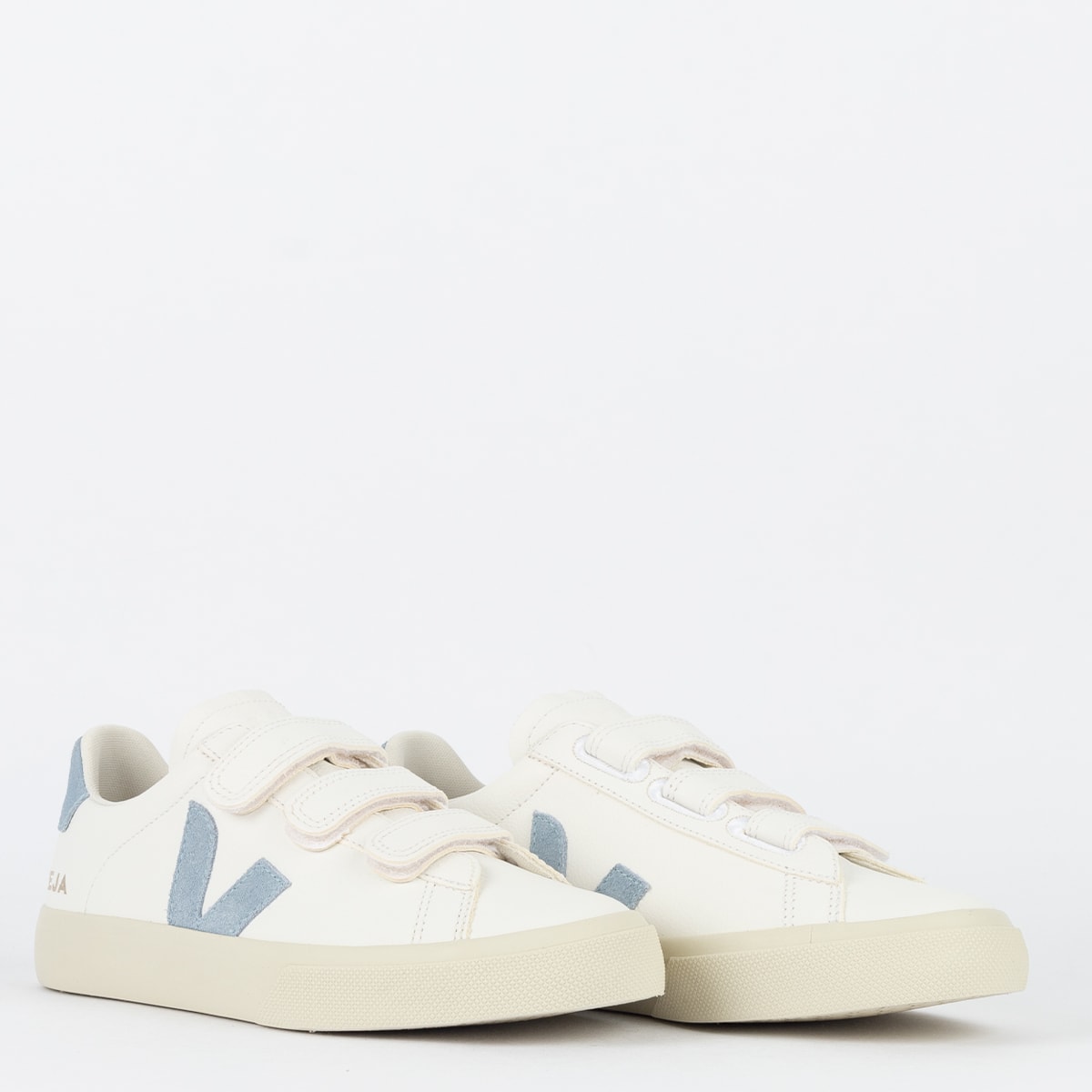 Vert Schuhe Logo Chromefree Leder Extra White Steel