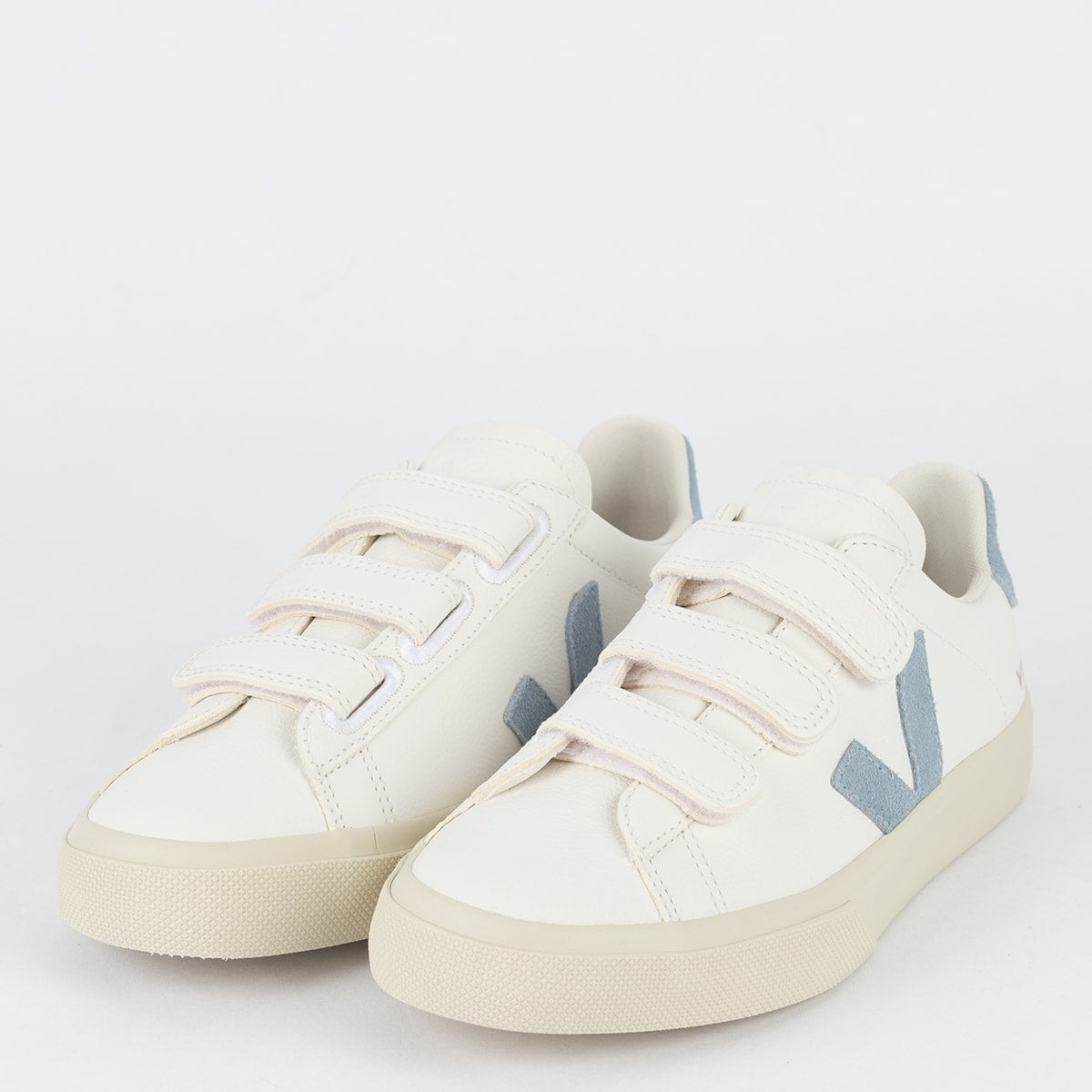 Vert Schuhe Logo Chromefree Leder Extra White Steel