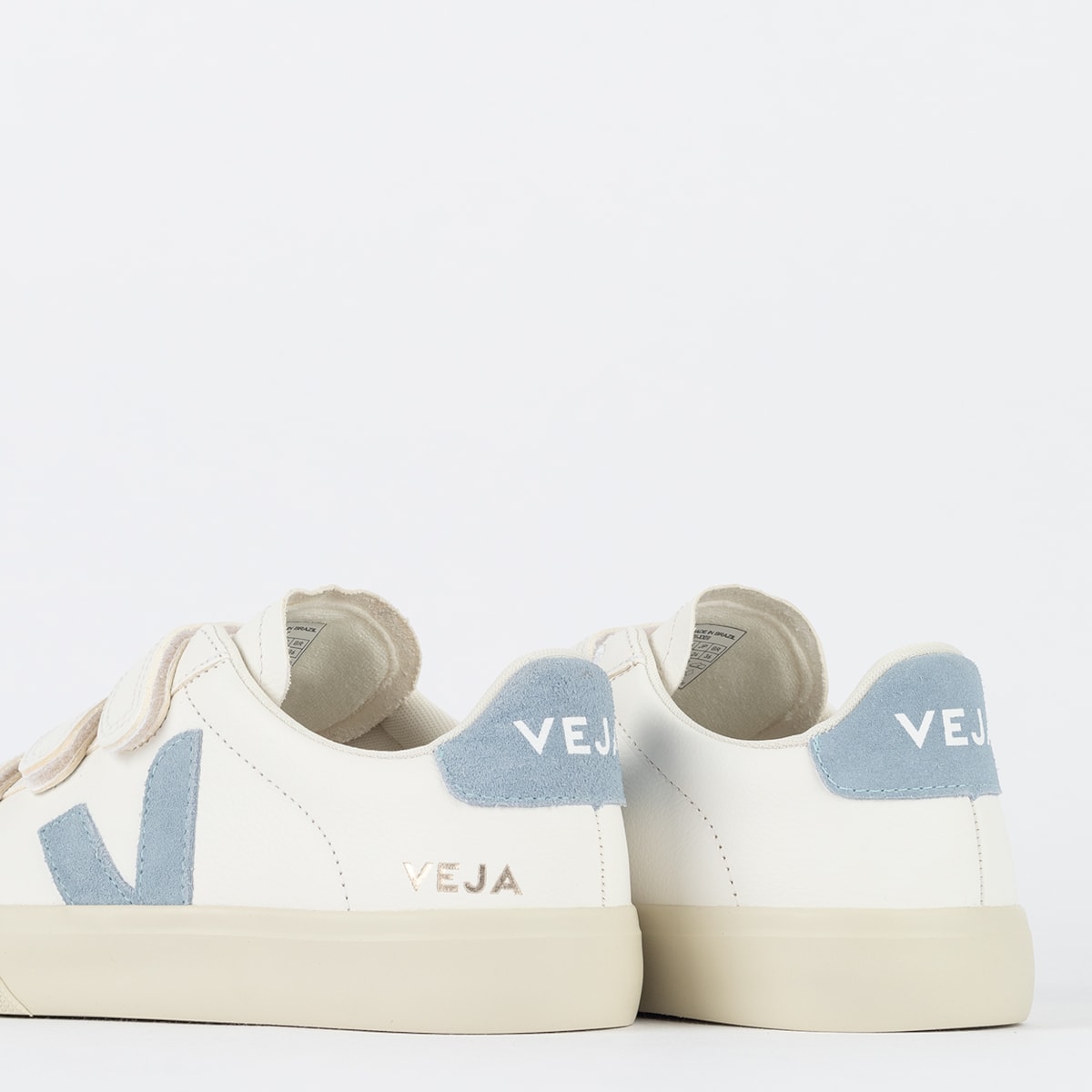 Vert Schuhe Logo Chromefree Leder Extra White Steel