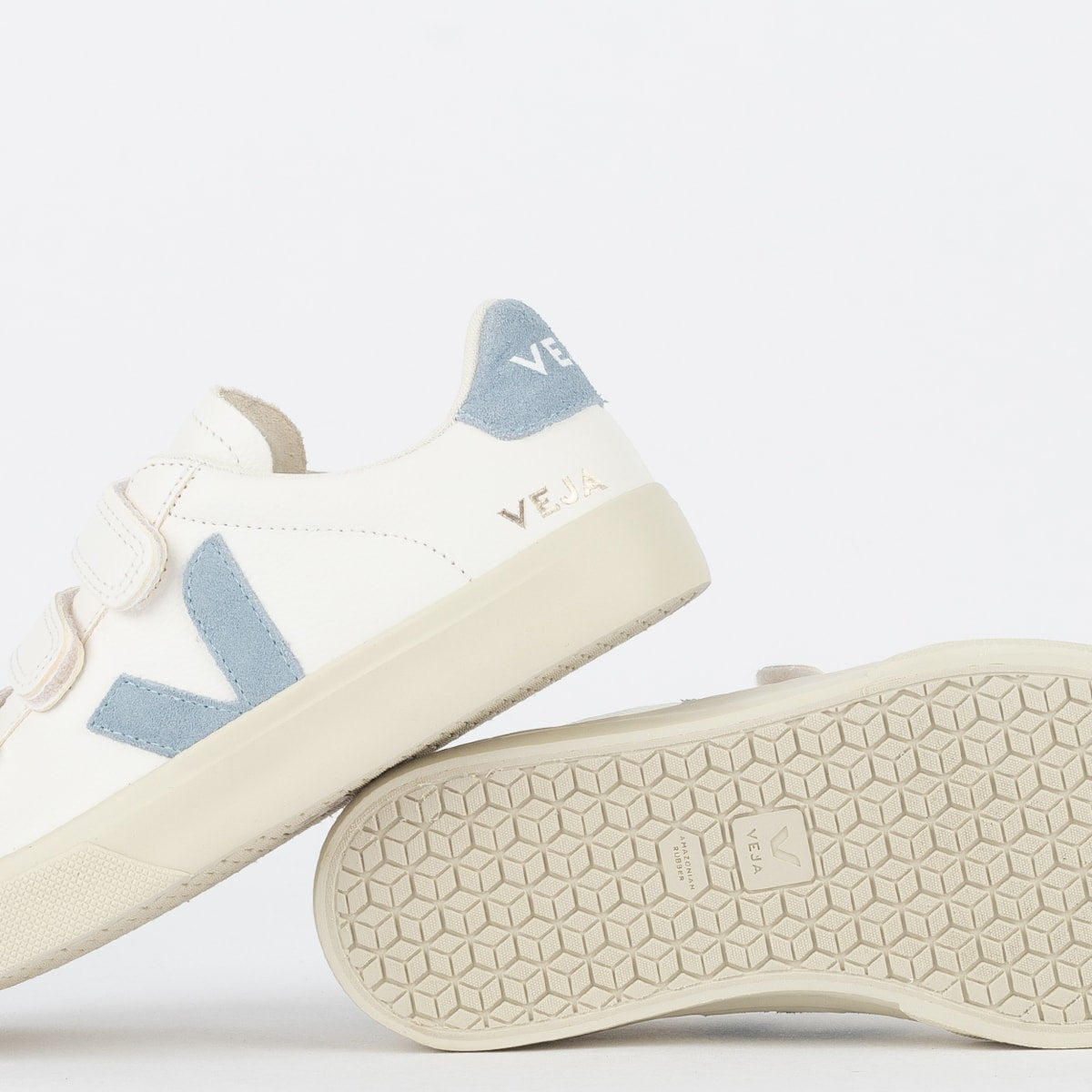 Vert Schuhe Logo Chromefree Leder Extra White Steel