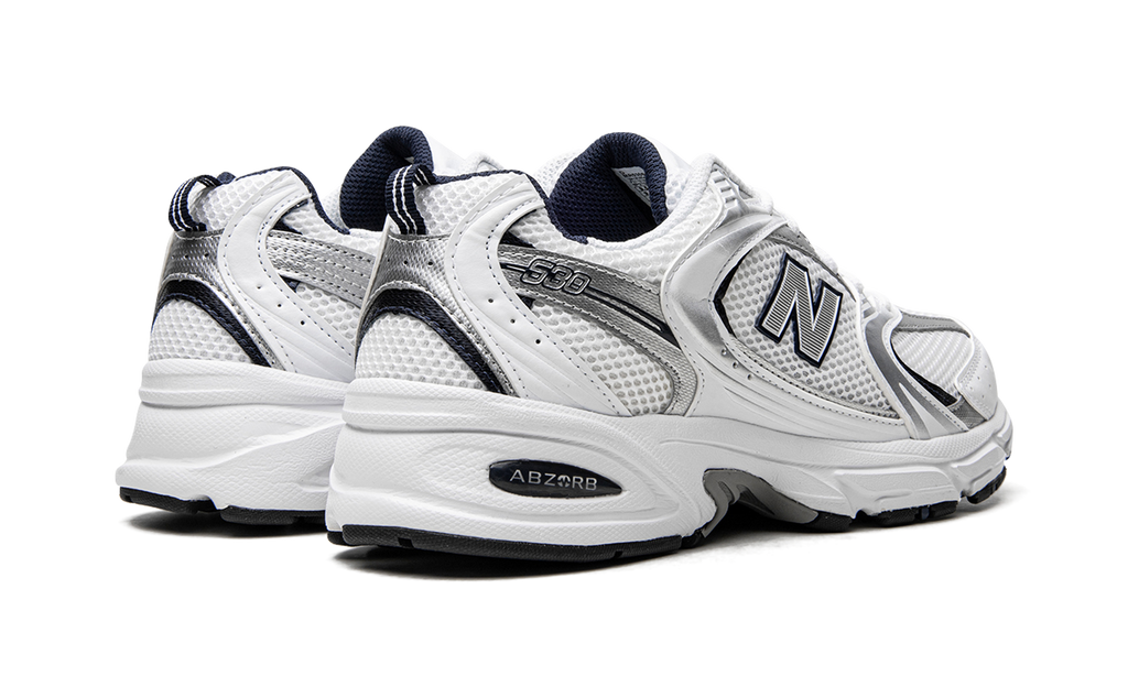 New Balance 530 Weiß Silber Navy