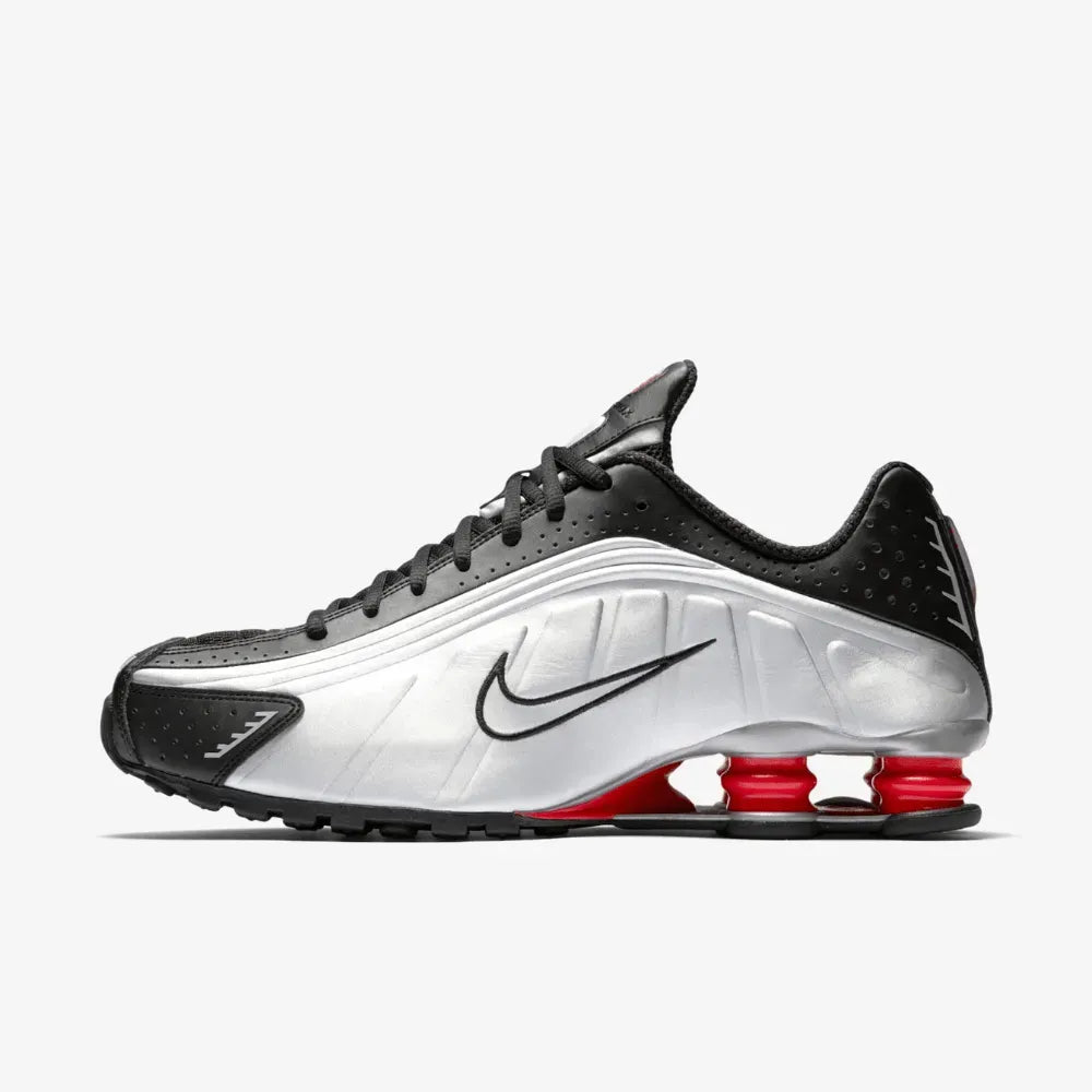Nike Shox R4 Schwarz Metallic Silber