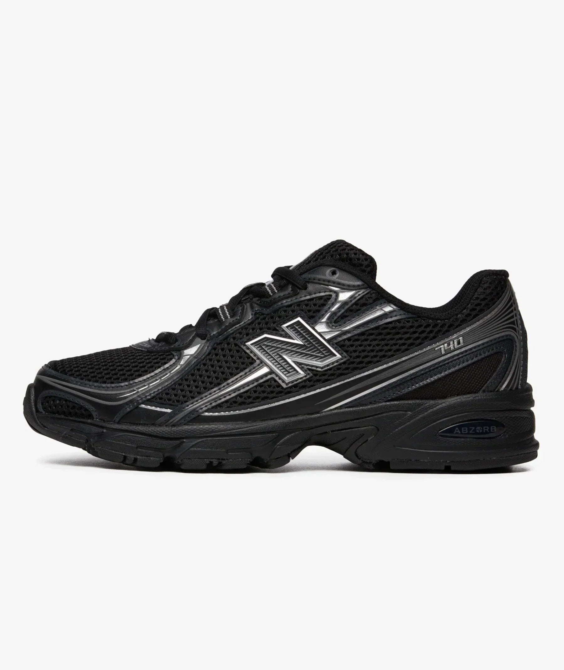 New Balance 740v2 Schwarz Grau Silber