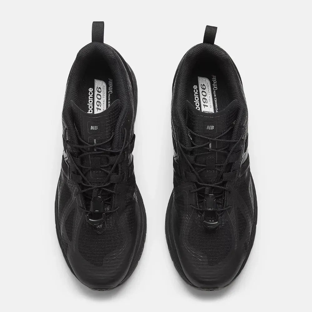 New Balance 1906R Schwarz Dunkelsilber Metallic Zement