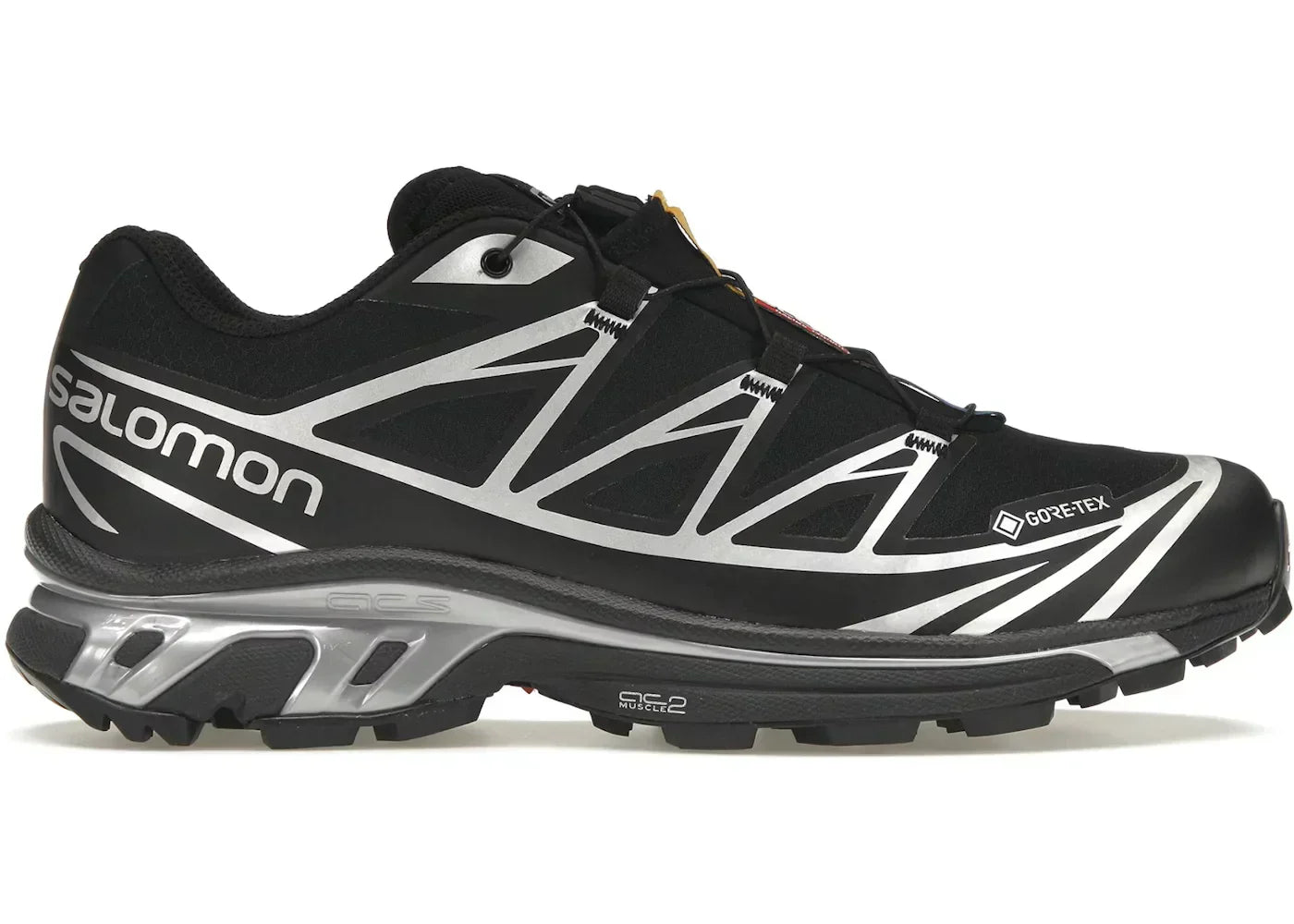 Salomon XT-6 Gore-Tex Schwarz Silber