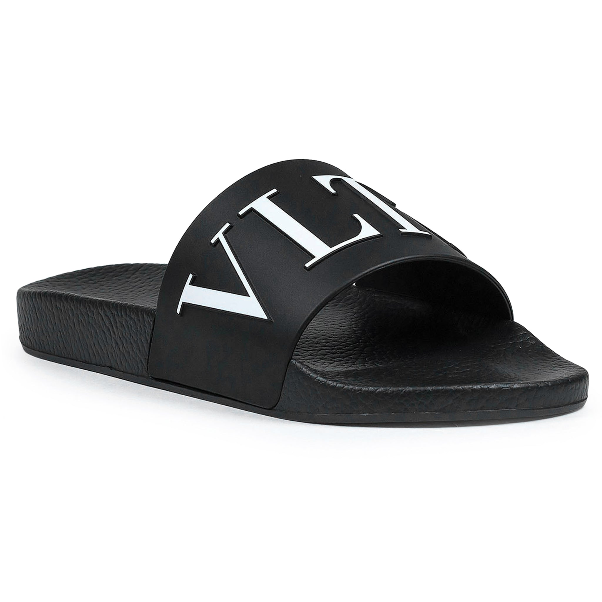 Valentino VLTN Badesandalen Schwarz
