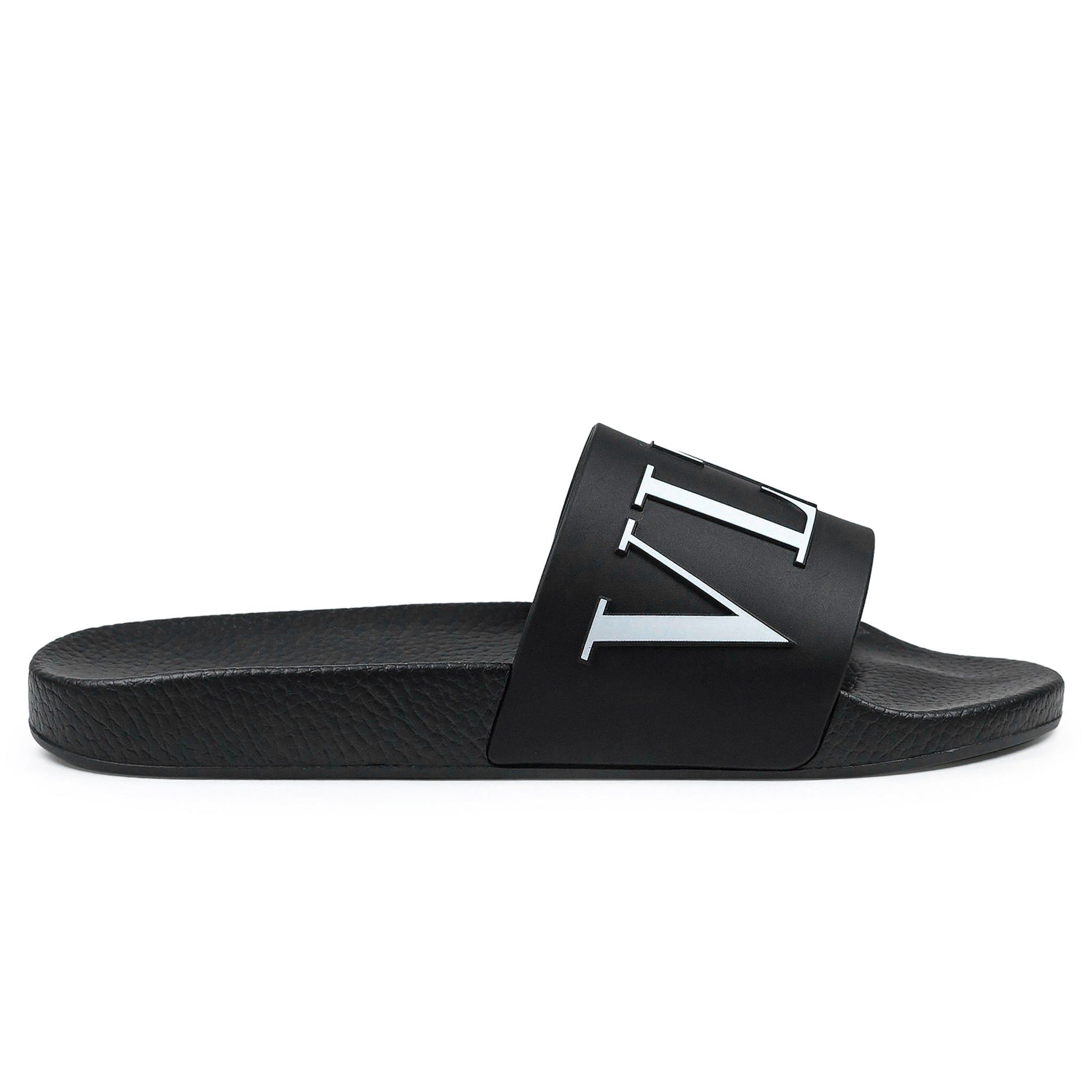 Valentino VLTN Badesandalen Schwarz