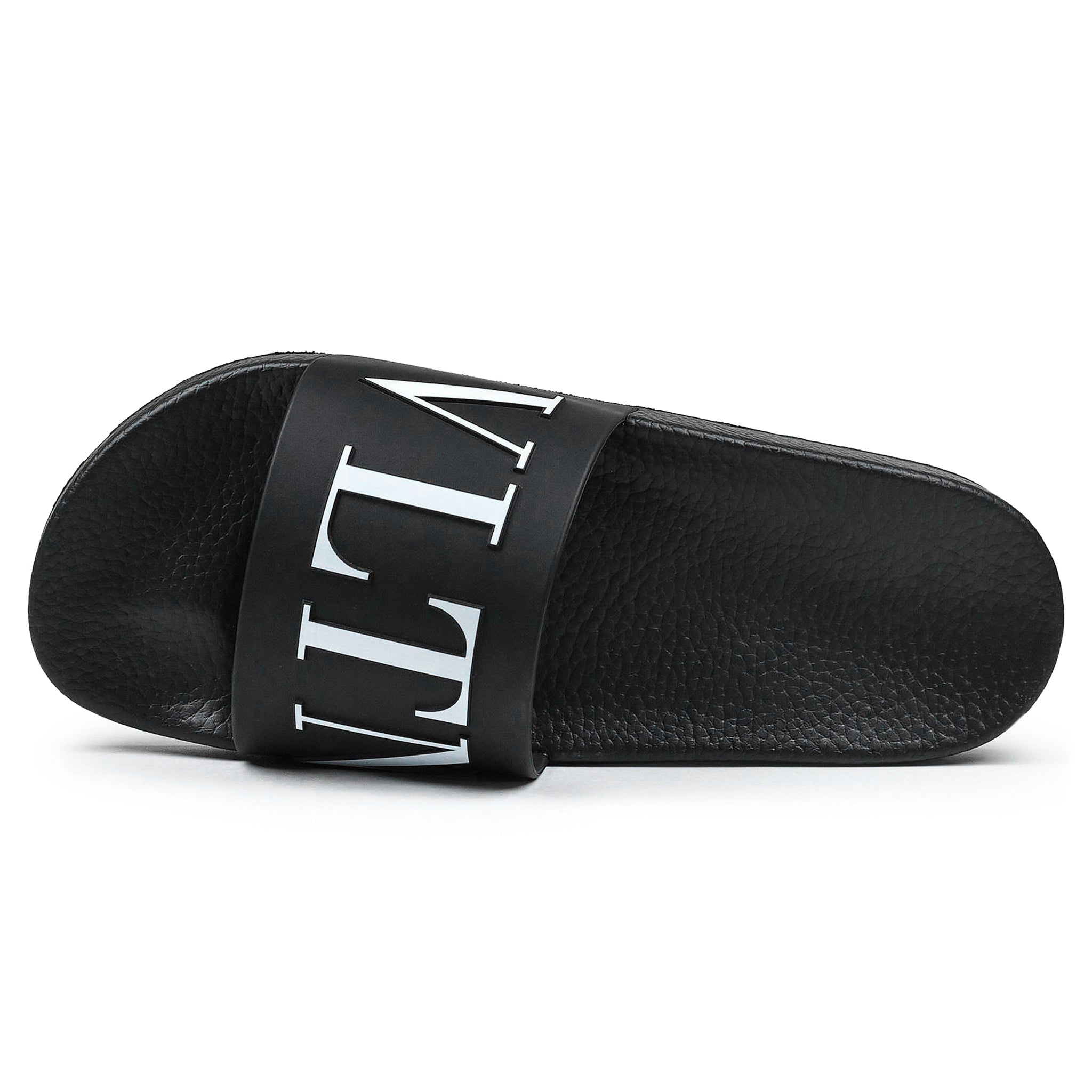 Valentino VLTN Badesandalen Schwarz