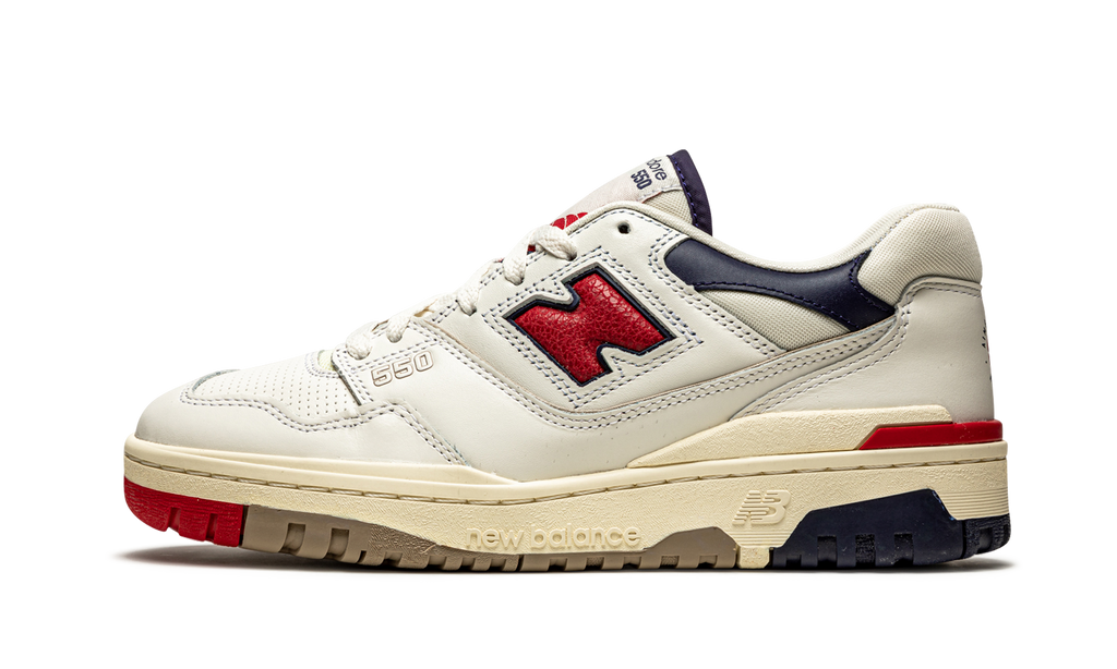 New Balance 550 Aime Leon Dore Weiß Navy Rot