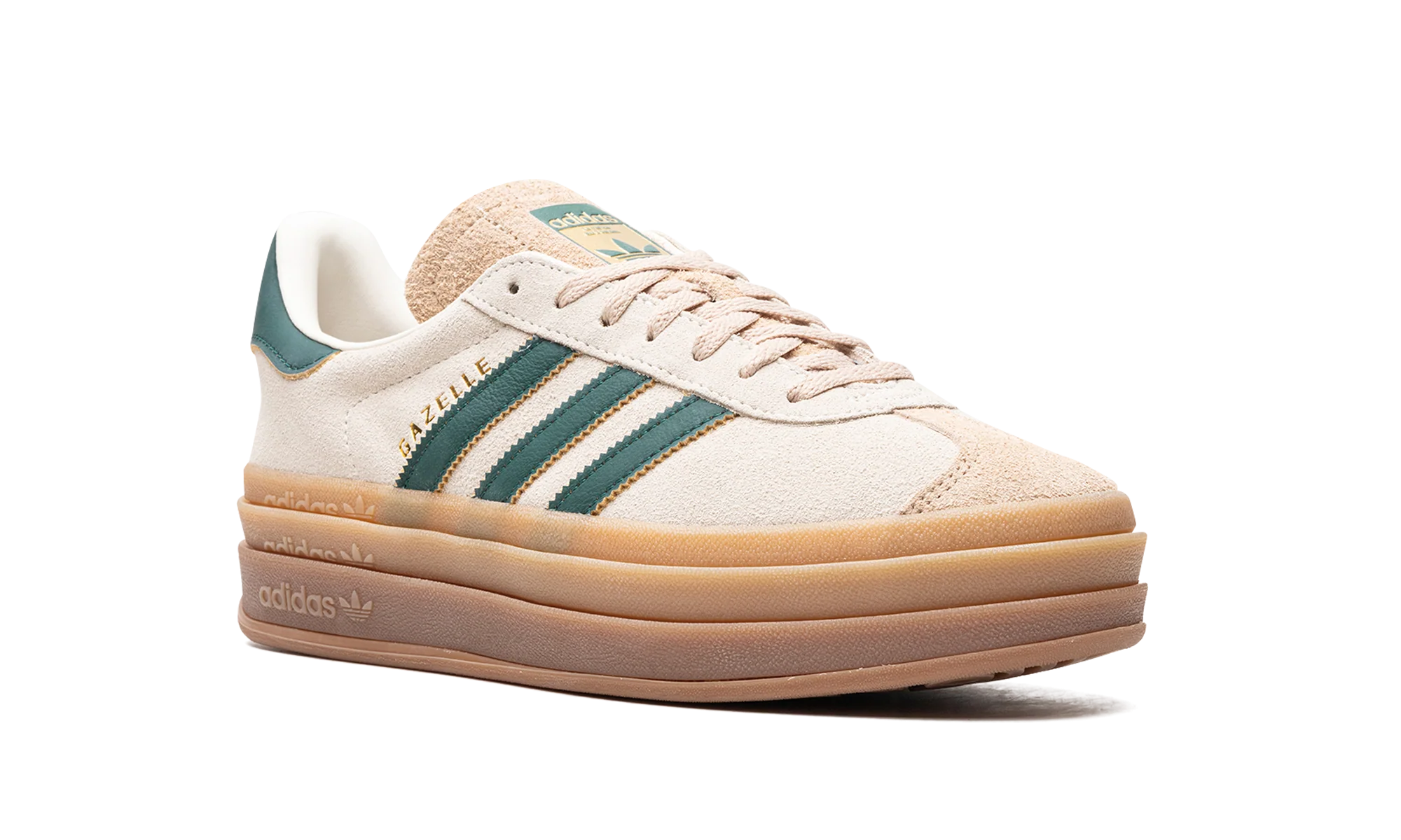 Adidas Gazzelle Bold Wmns "Cream Collegiate Green"
