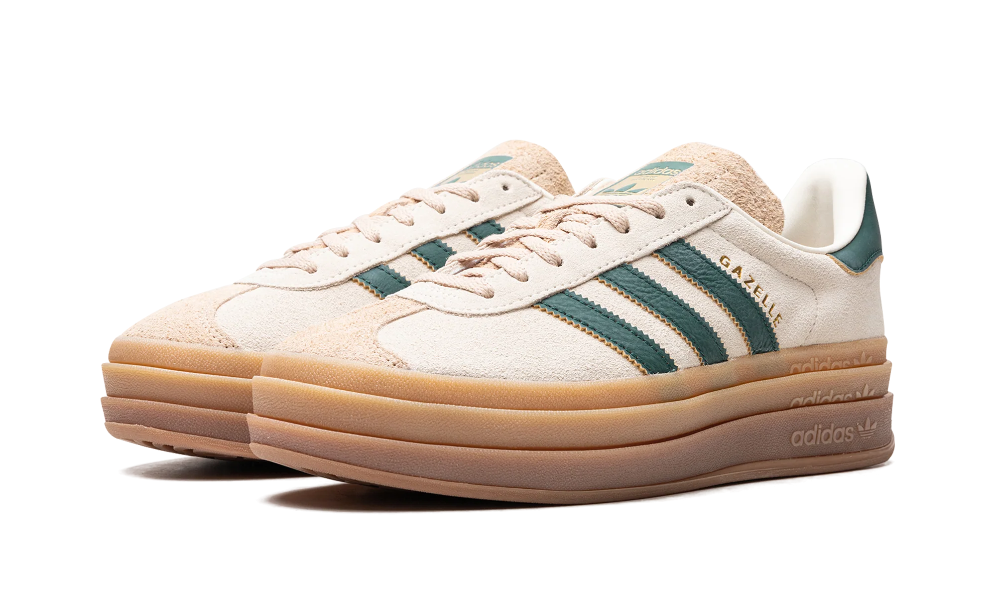 Adidas Gazzelle Bold Wmns "Cream Collegiate Green"