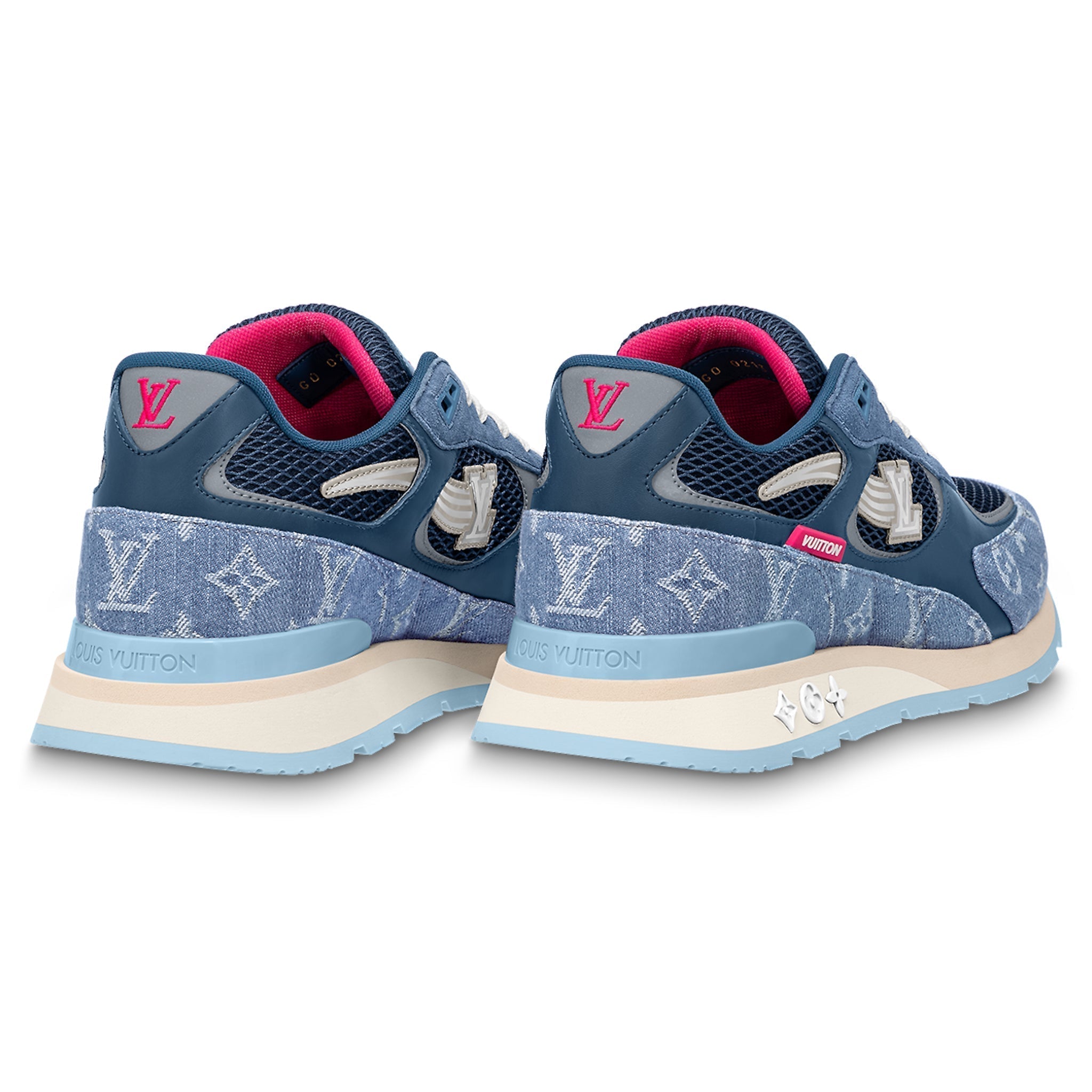 Louis Vuitton LV Run Away Blauer Sneaker
