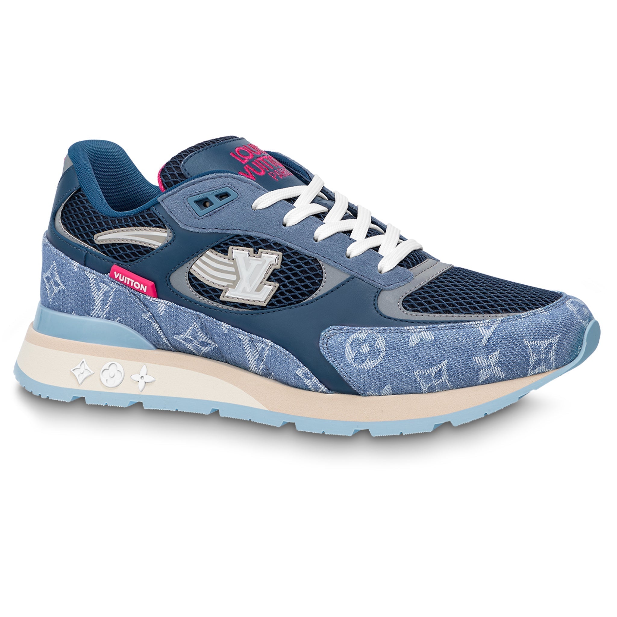 Louis Vuitton LV Run Away Blauer Sneaker