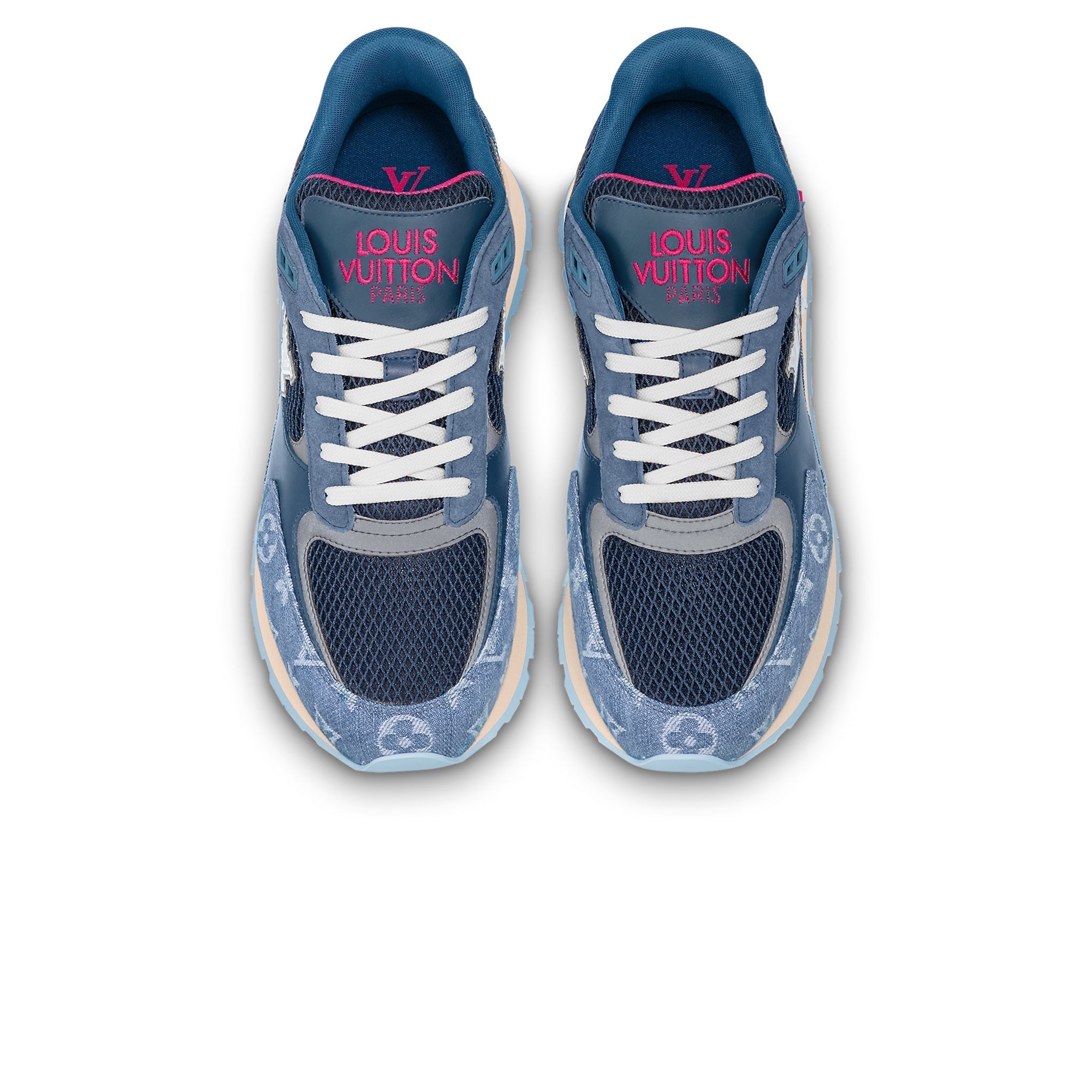 Louis Vuitton LV Run Away Blauer Sneaker