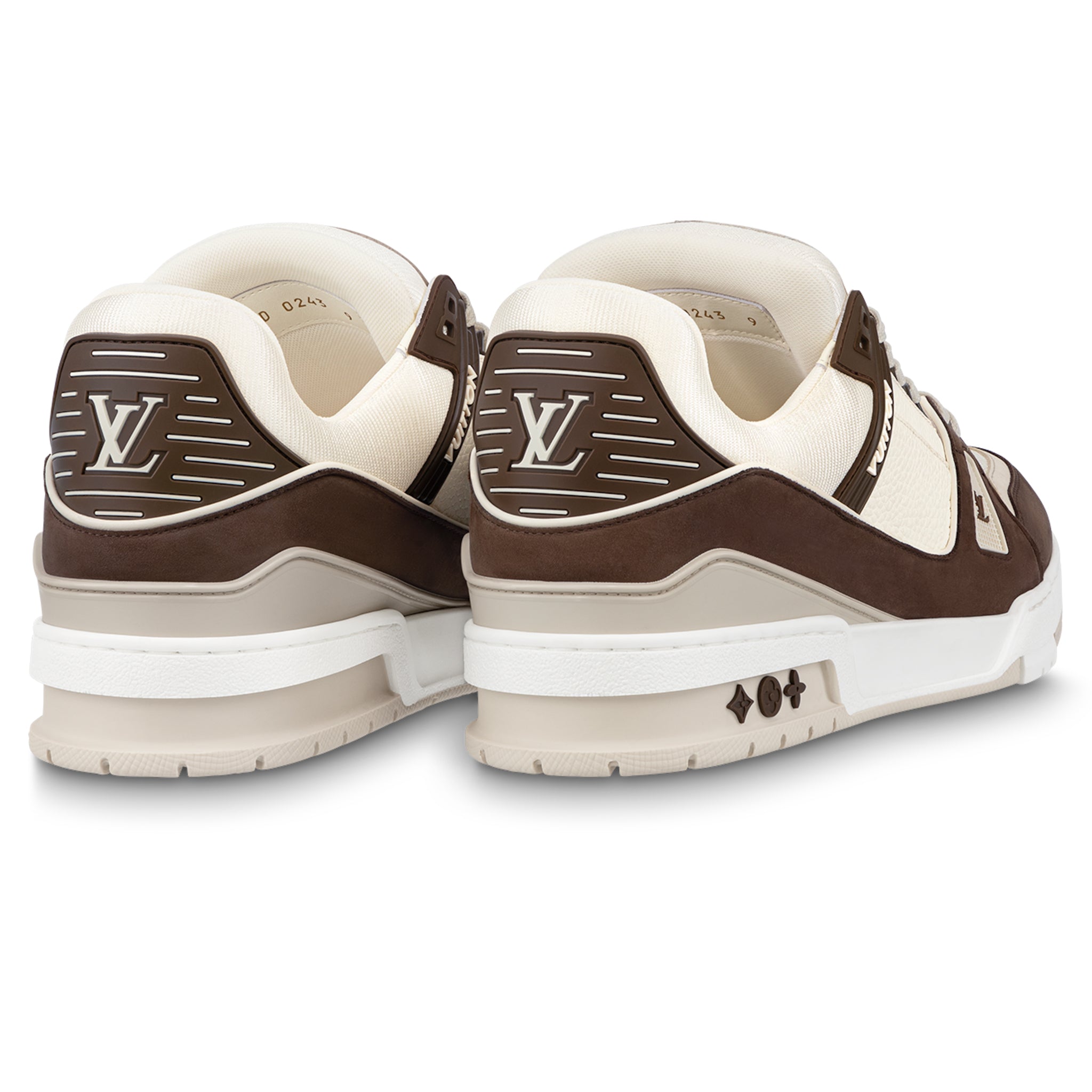 Louis Vuitton LV Trainer Sneaker aus Kalbsleder Moka