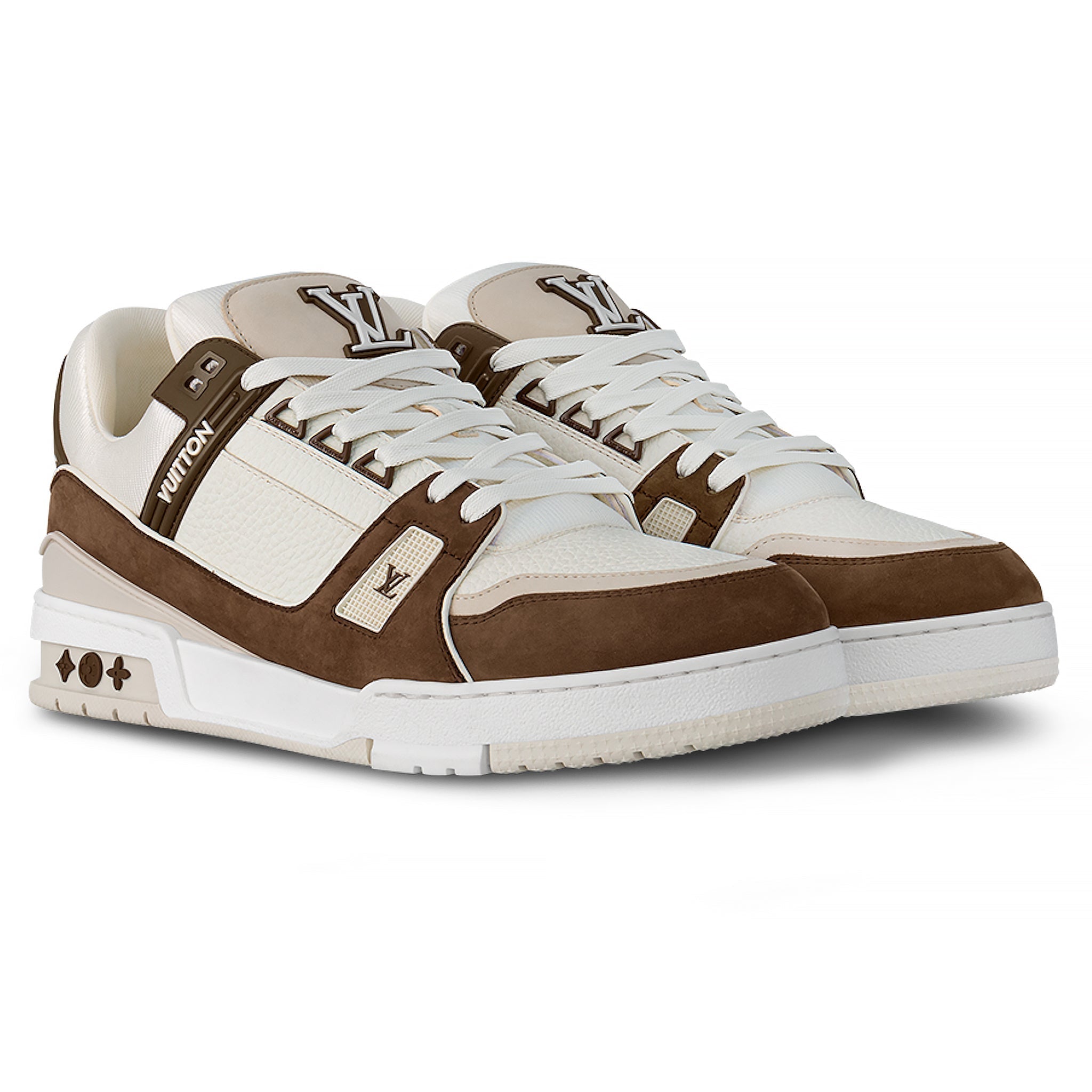 Louis Vuitton LV Trainer Sneaker aus Kalbsleder Moka
