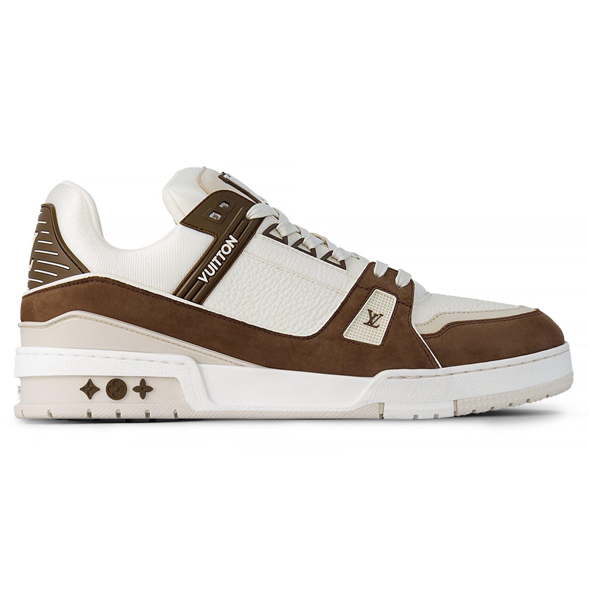Louis Vuitton LV Trainer Sneaker aus Kalbsleder Moka