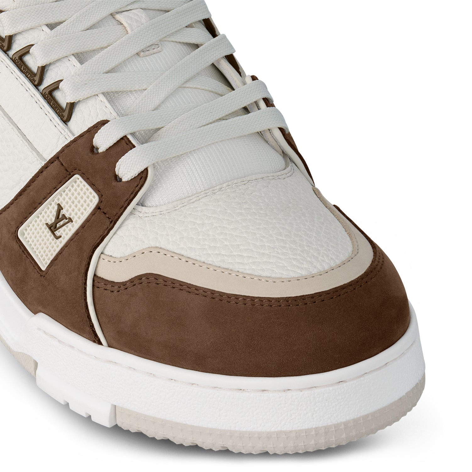 Louis Vuitton LV Trainer Sneaker aus Kalbsleder Moka