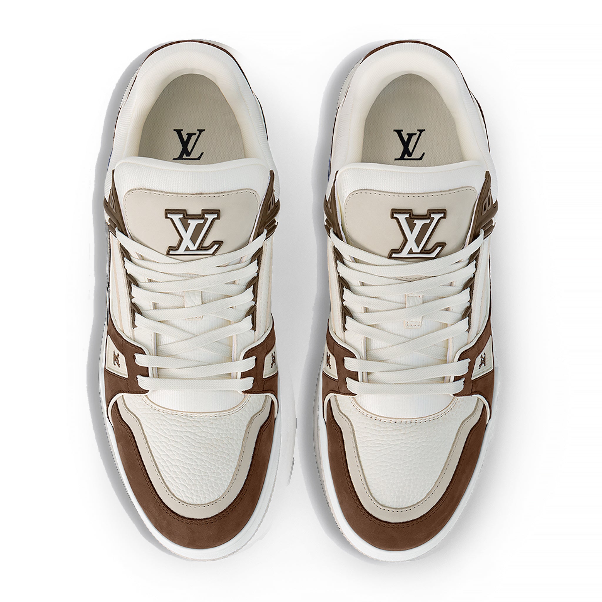Louis Vuitton LV Trainer Sneaker aus Kalbsleder Moka