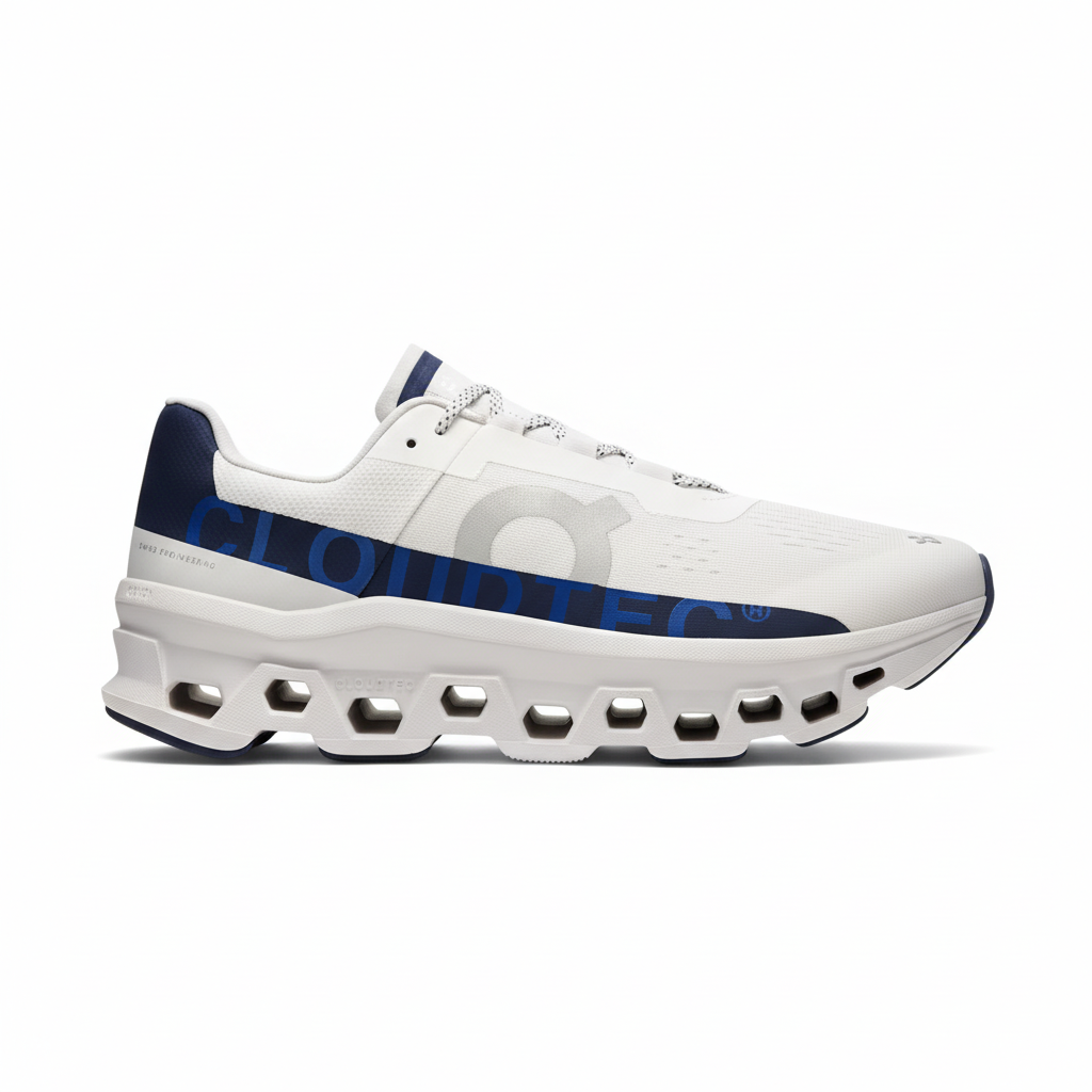 On Cloudmonster Ivory | Midnight