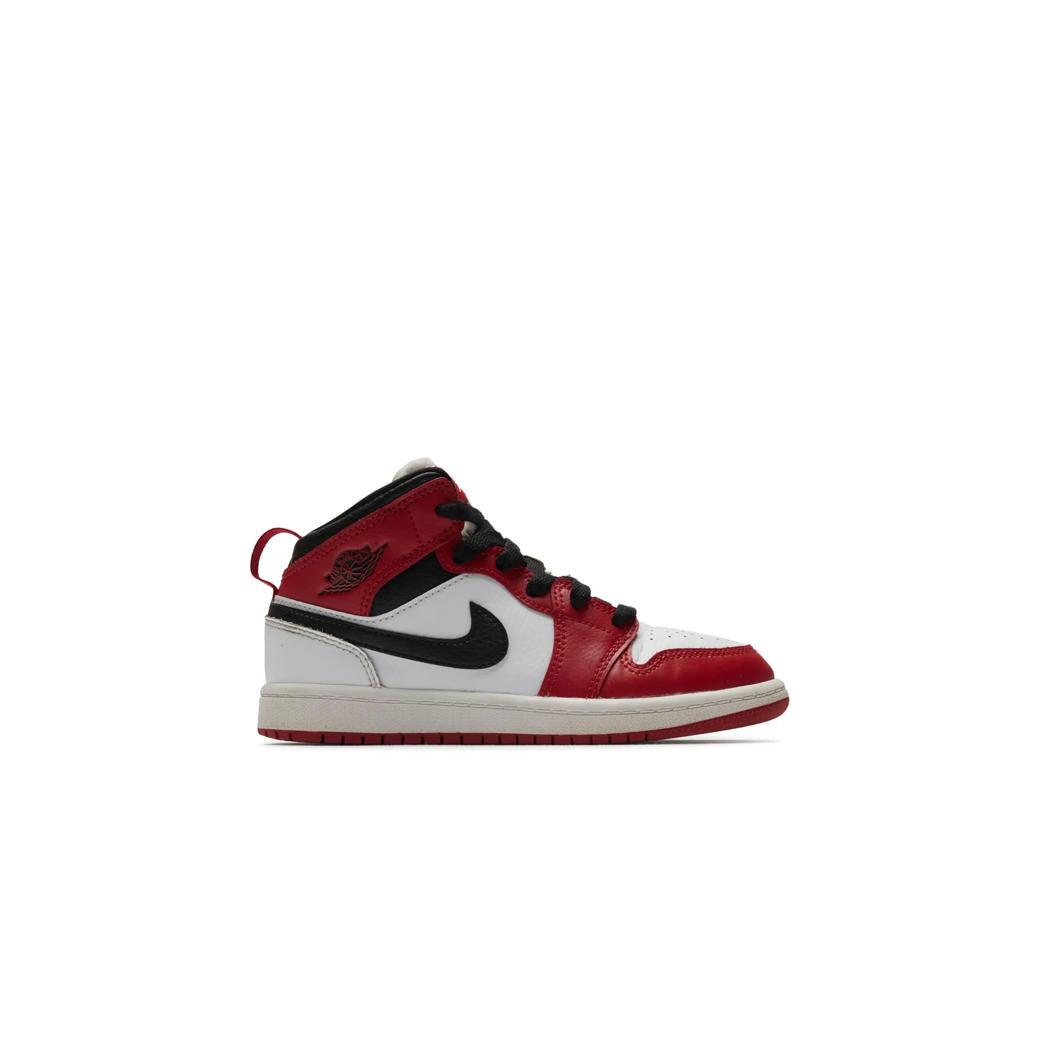 Gebraucht - Air Jordan 1 Mid Chicago White Heel (PS)
