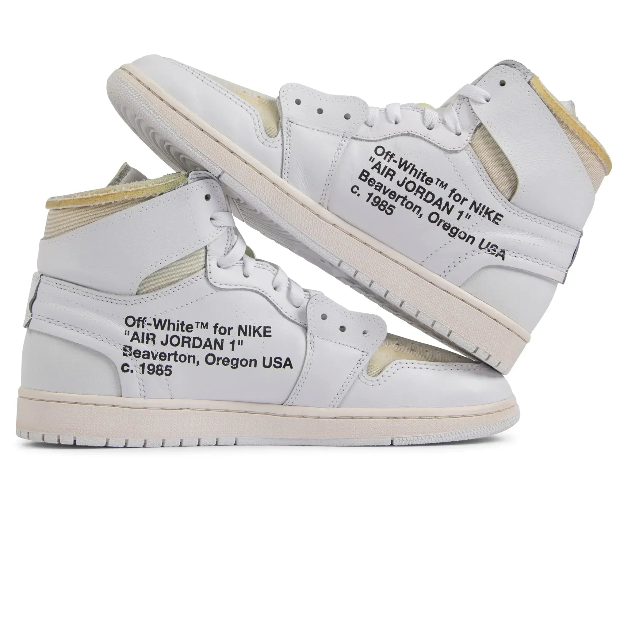 Gebraucht - Off-White x Air Jordan 1 Retro High OG White