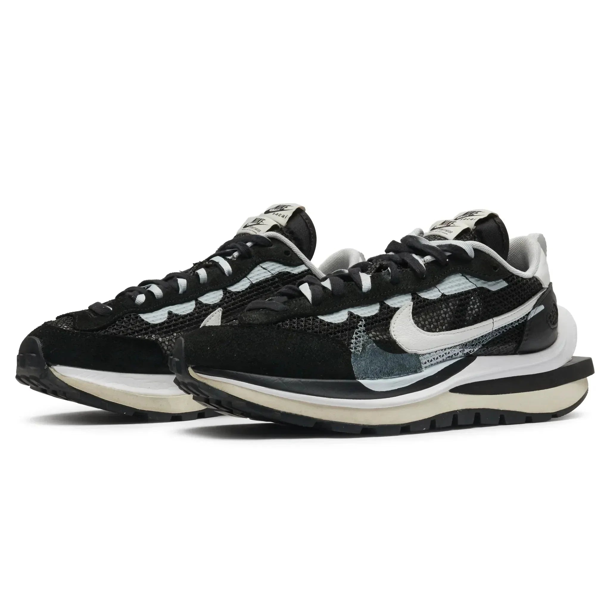 Pre-Loved - Nike x Sacai Vaporwaffle Schwarz Weiß