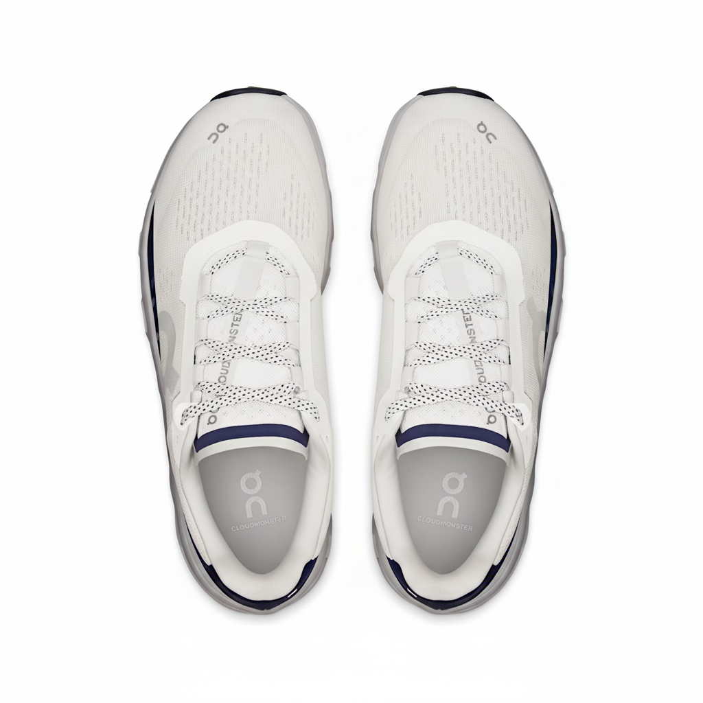 On Cloudmonster Ivory | Midnight